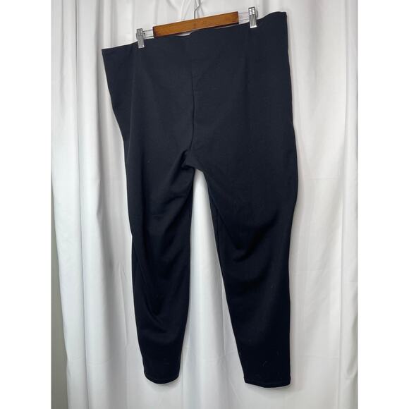 Worthington pants slacks trousers women's 1x like 14 16 black heavy knit - Picture 4 of 15